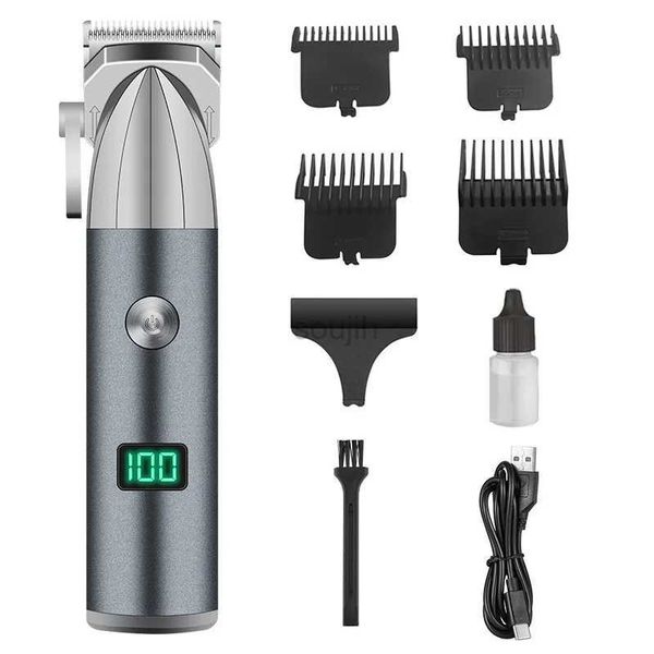 Afeitadoras eléctricas USB Barber Professional Electric Barber Beard 0mm Mens Barber 240322