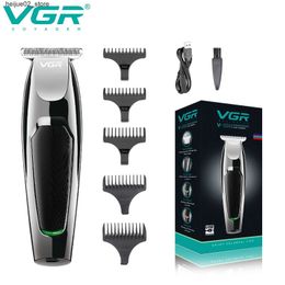 Afeitadoras eléctricas VGR cortadora de pelo peluquería eléctrica inalámbrica mini para hombre V-030 Q240318
