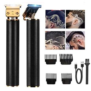 Rasoirs électriques Vintage T9 Machine coupe-cheveux sans fil finition tondeuse à barbe pour hommes rasoir USB Interfac barbier 230828