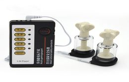 Toys de roussin de choc électrique Toys Thérapie d'impulsion Massage aspirant le mammaire Vagin Vacuum Pompe Stimulateur mammaire tasses Produits sexuels CP3780F9968934