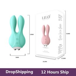 Choc électrique lapin vibrateur Clitoris stimulateur g-spot vibrant oeuf vagin Massage du sein clito sexy jouets pour femme