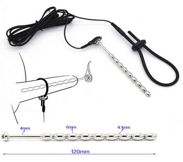 Choc électrique SM jouets cathéter électro-urétral stimuler pince à mamelon Kit d'impulsion vibrateur Anal jouets sexuels pour adultes pour femmes hommes9340136