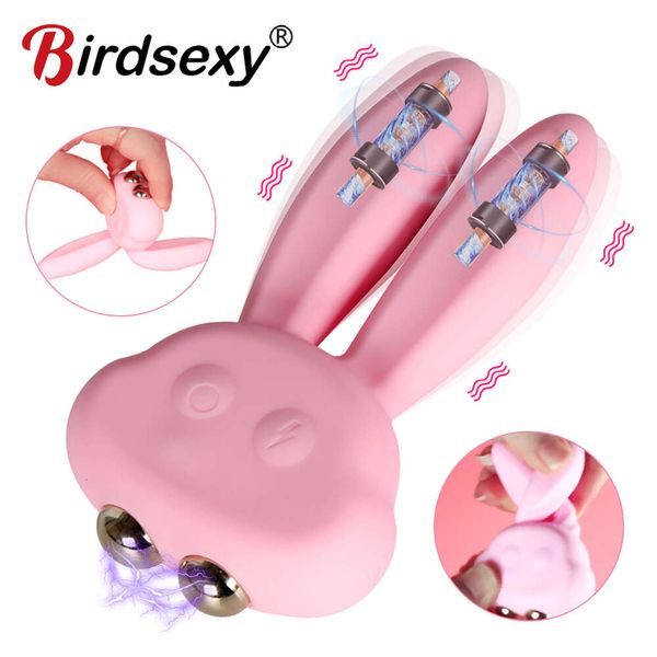 Bolas vaginales de descarga eléctrica Vibrador Masturbación femenina G Spot Clit Estimulador Vibrante Brasas de huevo Sexo consolador de juguete para mujeres