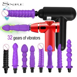 Elektrische siliconen Dildo Lul Vaginale Vibrator percussie voor Erotische Speeltjes hoge frequentie trillingen voor mannelijke Anale Butt Plug 240129