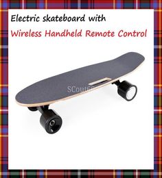 Elektrisch skateboard Draagbaar slim elektrisch skateboard met draadloze handafstandsbediening voor volwassenen en tieners05301A3468875