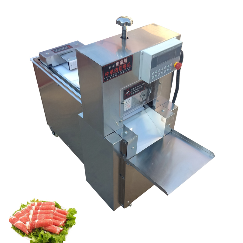 Electric Slicer Mutton Roll Machine Freezing Beef Slicer Stainless Steel Lamb Roll Cutting Machine