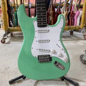 Electric ST Guitar Surf Green Color Rosewood Fingerboard Free Shipping