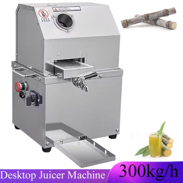 Machine électrique à canne à sucre, presse-agrumes Commercial vertical de bureau, équipement en acier inoxydable