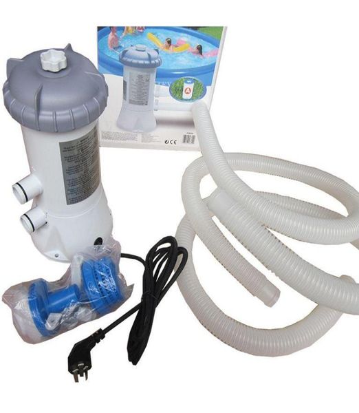 Pompe de filtre de piscine électrique pour piscines hors sol, outil de nettoyage, filtre de piscine, purificateur d'eau KKA79489481384