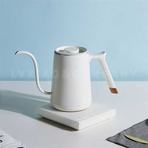 Elektrische timemore Giet over Kettle Coffee Pot Fish Series 600 ml/800 ml 220V snel verwarming Stabiele verticale waterstroom 211102