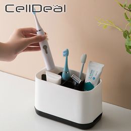 Brosse à dents électrique égouttoir multifonction porte-dentifrice toilette salle de bain cuisine savon rasoir brosse de nettoyage étagère de rangement 210322