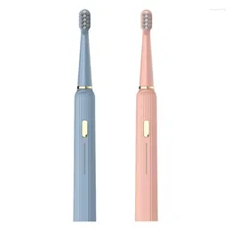 Brosse à dents électrique pour adultes, brosses à dents rechargeables haute puissance avec têtes de brosse, 5 Modes réglables