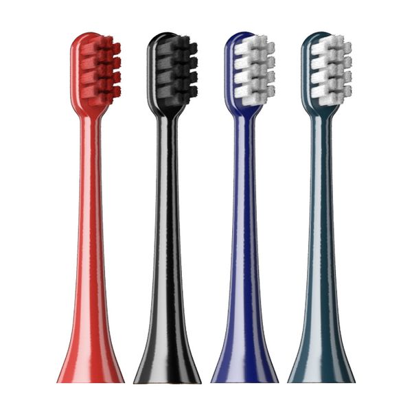 Tête de brosse à dents électrique Tête de brosse de rechange pour brosse à dents électrique sonique DuPont Soft Bristle Mini Type blanc brillant 5 couleurs disponibles