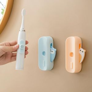 Support de brosse à dents électrique adapter l'espace de salle de bain mural économisant des accessoires de rack d'organisateur de brosse à dents sans trace