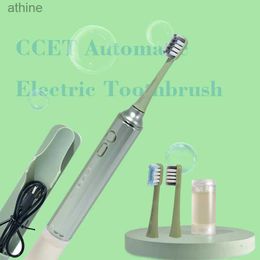 Cabeças de substituição de escovas de dentes elétricas Cabeça CCET para escova de dentes recarregável China Suporte montado na parede Ultrasonic Smart Soft Adulto Sonic YQ240124