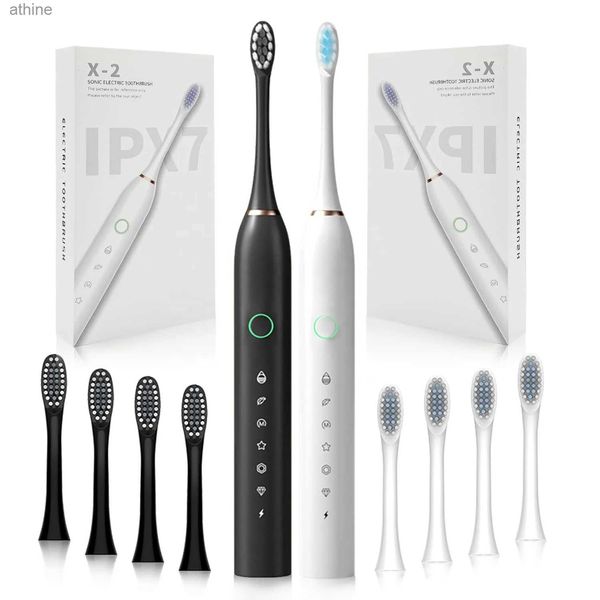 Têtes de rechange pour brosses à dents électriques Wh-58, Kit de brosse à dents intelligente personnalisée, OEM Sonic pour adultes, vente en gros en chine, YQ240124