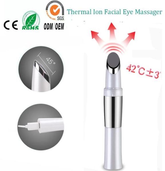Control táctil eléctrico micro vibración iónica cara ojo frente belleza cuidado de la piel removedor de arrugas reafirmante masajeador pluma palo mágico C4608893