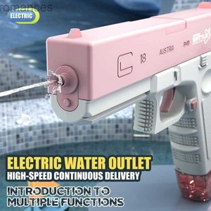 Elektrisch speelgoed Zomeruitbarstingen Hogedruk opladen Energie Automatische waternevel Kinderen speelgoedpistool 2437
