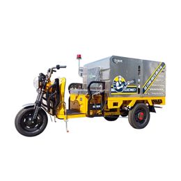 Vehículo de limpieza a alta presión multifuncional, triciclo eléctrico