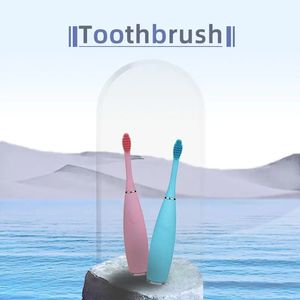 Brosse à dents sonores ultra-hygiénique Ultra-hygiénique avec poils en silicone pour la beauté quotidienne des soins personnels Brosse de nettoyage rechargeable 231227