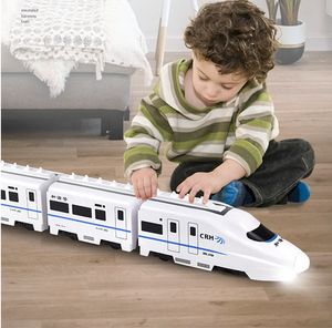 Jouets électriques universels ensemble de Train petit Train piste jouets garçons Rail à grande vitesse jouets pour enfants cadeaux de noël Train à grande vitesse