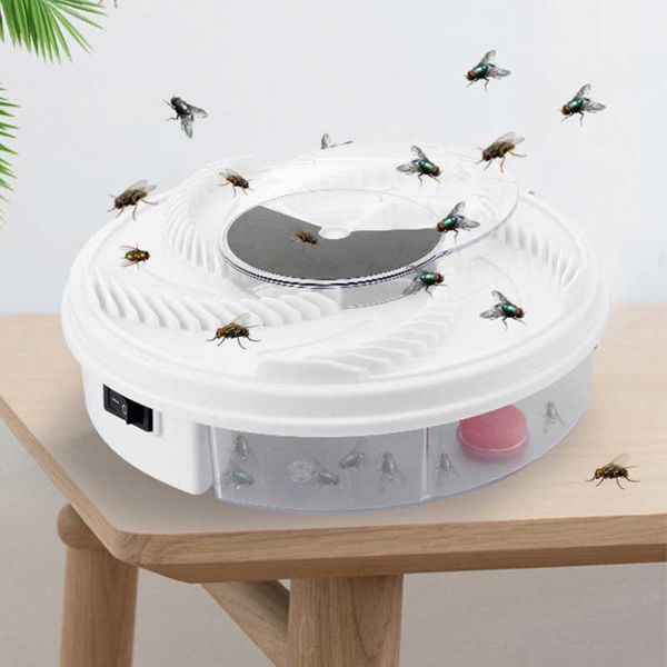Piège à mouches électrique automatique USB, piège à mouches, rejet de parasites, attrape-moustiques, tueur de mouches volantes, pièges à insectes, capteur de mouches alimenté par USB