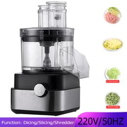 Elektrische groentesnijder Multifunctioneel Volledig automatische Dicer Shredder Fruit Slicer Meat Grinder Machine