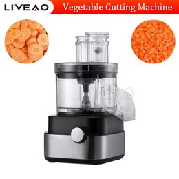 Cutter de légumes électriques Multifinection entièrement automatique Dicer Shreder Végétable Carrot Potato Slicer Processador de Alimentos