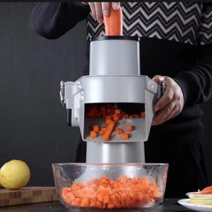 Elektrische groentesnijmachine Wortel Aardappel Uien Chopper Dicer Snijmachine Keukenmachine Groentensnijder