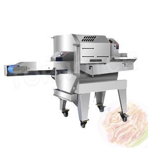 Machine électrique à trancher les légumes, cuisine commerciale, boeuf cuit, jambon, porc, ventre, trancheuse à viande de cantine