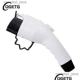 Accessoires de véhicules électriques Dgetg American Standard J1772 Pistolet de chargement Étui en cuir 60A Pile murale Nouvelle livraison de baisse d'énergie Au Otsij