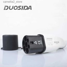 Accessoires pour véhicules électriques Adaptateur de prise de chargeur EV Type 2 Chargeur EVSE mâle Convertisseur IEC 62196 16A 32A pour station de recharge de véhicule électrique Q231113