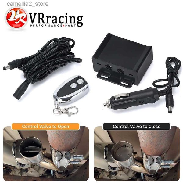 Accesorios para vehículos eléctricos Interruptor de control remoto electrónico universal de 12 V + caja de control para kit de corte de escape eléctrico Accesorios modificados para automóvil VR-GJ031 Q231113