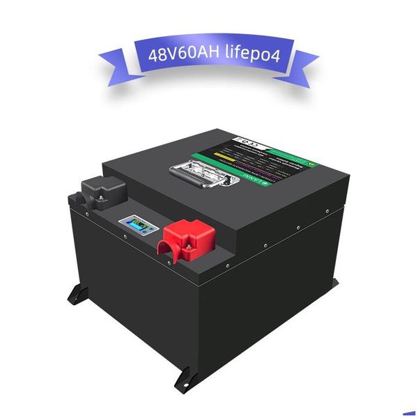 Batteries de véhicules électriques Nouvelle batterie Lifepo4 48V60Ah avec chariot de golf alimenté au lithium Bms amélioré 6000 Cycles camping-cars hors Roa Otrad