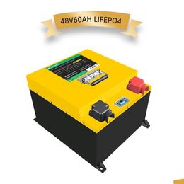 Les batteries de véhicules électriques favorisent les ventes de batteries Lifepo4 48V 60Ah et de chariots de golf de puissance de stockage d'énergie de fer au lithium Bms Rv Dhona