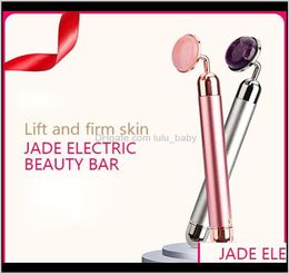 Vibrante eléctrico Rode Natural Rose Roller Facial para levantar Slim Stone Mas Skincare Beauty Tool Jeep4 4BTL27132656