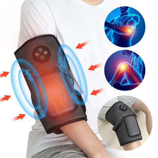 Vibration électrique Airbag pression bras masseur compresse jambe ceinture de Massage Air vague Compression mince main soulagement de la douleur 240305