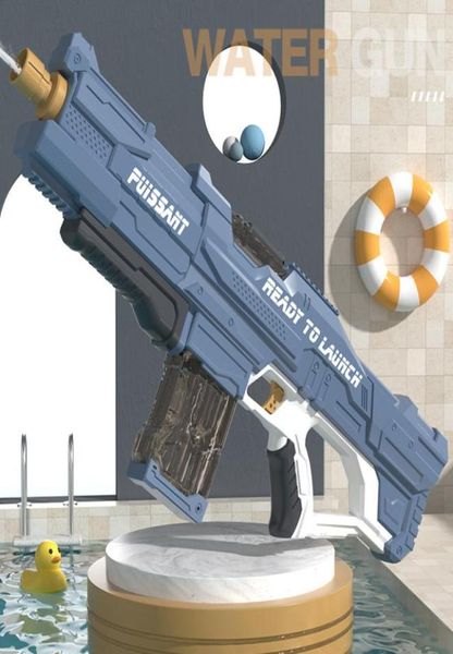 Pistola de agua eléctrica Hightech niños039s Juguetes al aire libre Piscina de playa Largecapacidad Gel Gel Blaster Guns para niños Adultos 1762424