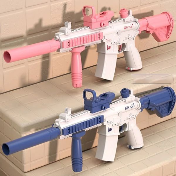 Toi de pistolet à eau électrique M416 Guns d'eau super automatique Glock Piscine de la piscine de la plage de la piscine en plein air combat pour enfants Gift 240417