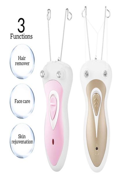 Depiladora eléctrica para mujer, depiladora facial y corporal, depiladora de hilo de algodón, afeitadora limpia para rostro femenino, máquina de belleza para depilación 54697753