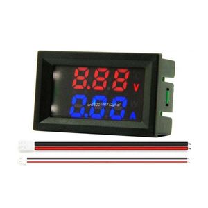 Electrical Instruments 100V 10 A DC- Digital Voltmeter Ammeter Power Blue Red Dual Colour- LED Amp- VoltMeter Micro-adjustment