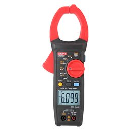 Elektrische instrumenten klemmeters UT205A UT206A 1000A Auto Range AC -klemmeter/Weerstandsweerstand Frequentie Test Multimeter