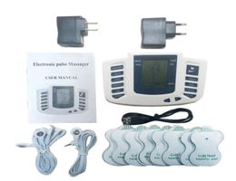 Stimulateur électrique Full Corps Relax Muscle Thérapie Masseur Massage de massage Pulse Tens Acupuncture Health Care Machine 16 PADS5918407