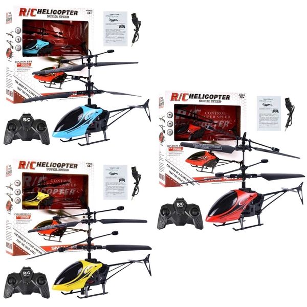 ElectricRC Aircraft 2 canaux télécommande capteur contrôle planant hélicoptère RC jouet cadeau pour enfants 230505