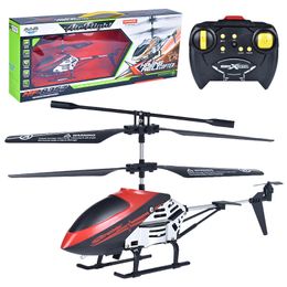 Electricrc Aircraft 3,5-weg RC Aircraft Alloy Toy Remote Control Helicopter Children's Wireless Aircraft Model Ornamens Collection Toy Gift 230314