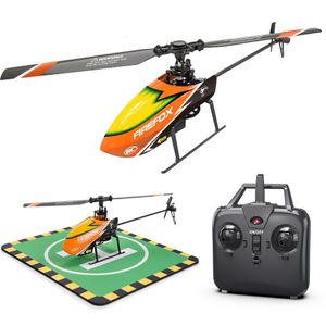 ElectricRC Vliegtuigen Beginner RTF Automatische stabiele RC-helikopter 24G 4-kanaals enkele propeller zonder rolroer E129 C129 Duurzame lange vliegtijd 230901