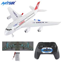 Electricrc Aircraft Boeing 747 Airbus A380 RC Aircraft 2.4G 2CH Remote Regel Aircraft Fixed Wing Aircraft RC Toys Children's Cadeau 230329
