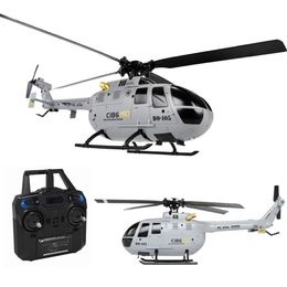 ElectricRC Vliegtuigen C186 Pro B105 24G RTF RC Helikopter 4 Ppropellers 6 Axis Elektronische Gyroscoop voor Stabilisatie Afstandsbediening Hobby Speelgoed 231114