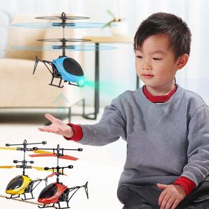 Electricrc Aircraft Kakbeir Mini RC Drone Fly Helicopter Aircraft Suspension Induction Helicopter Kids speelgoed LED Licht afstandsbediening speelgoed voor kinderen 230407