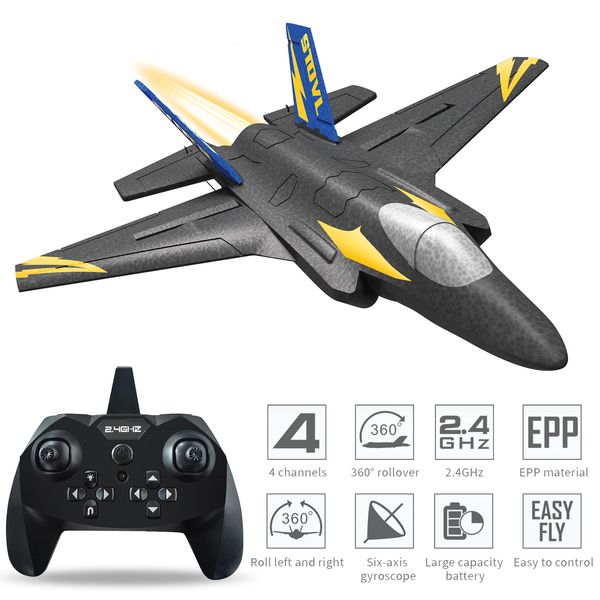 ElectricRC Aircraft KF605 Planeur RC Avion 24G 4CH 6 Axes Gyro Avion Télécommande Électrique Drone Hélicoptère Jouets pour Enfants Adultes 230713